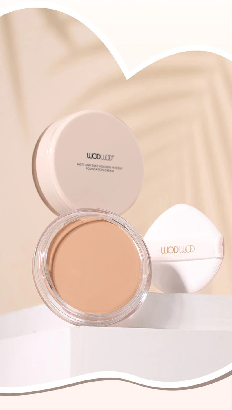 Mousse Cushion Foundation – Korean Matte Finish, Waterproof & High Coverage (15g)