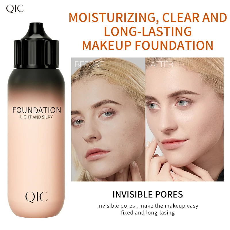 Matte Foundation Cream Concealer Full Coverage Primer Makeup for Dark Circles