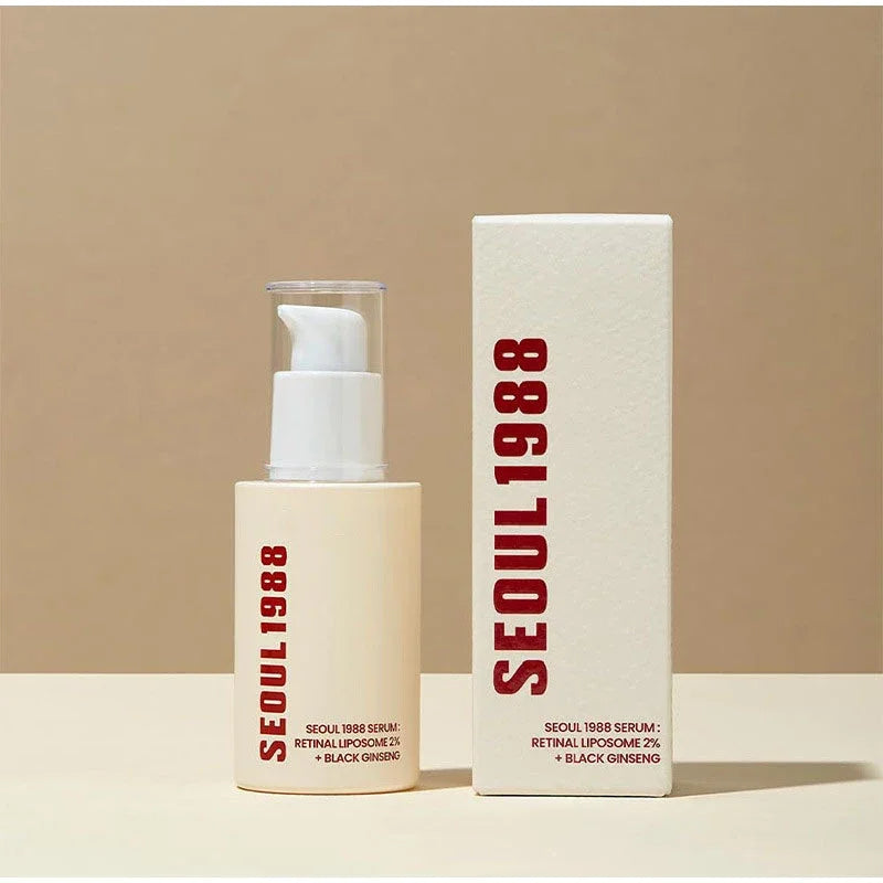 Korean Retinol Serum With Black Ginseng Niacinamide Vitamin C Anti Aging