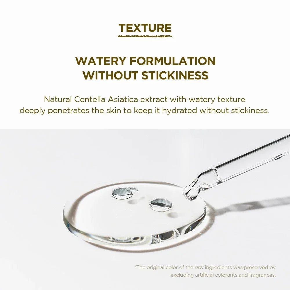 Korean Centella Ampoule Essence,Brightening Calming and Repairing Pores Smoothing Face Moisturize Serum Daily Face Care Products