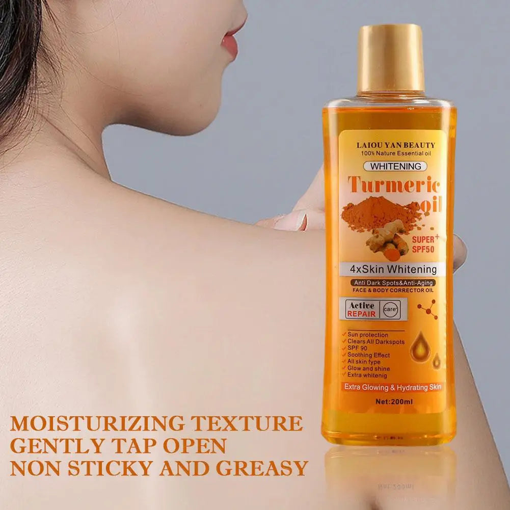 EELHOE Turmeric & Ginger Face Serum Oil – Deep Hydration & Nourishing Moisturizer (200ml)