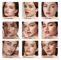 CC Cushion Foundation with Refill – 72-Hour Wear, Waterproof & Buildable Coverage (18g)