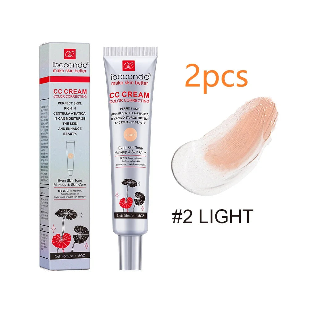 Centella Asiatica CC Cream – Color Correcting & Skin Repairing Liquid Foundation (45ml)