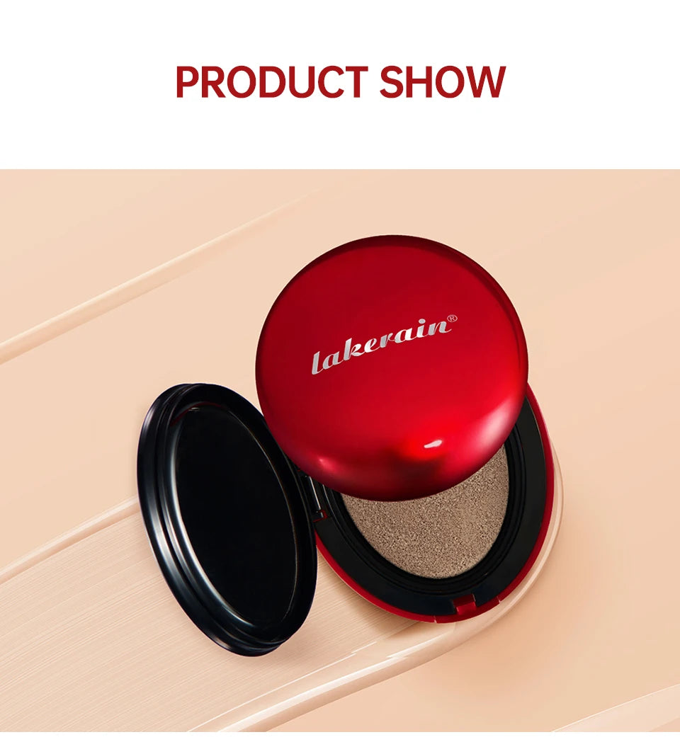 CC Cushion Foundation with Refill – 72-Hour Wear, Waterproof & Buildable Coverage (18g)