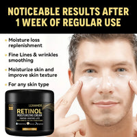 Men's Retinol Face Moisturizer – Anti-Wrinkle & Pore Minimizing