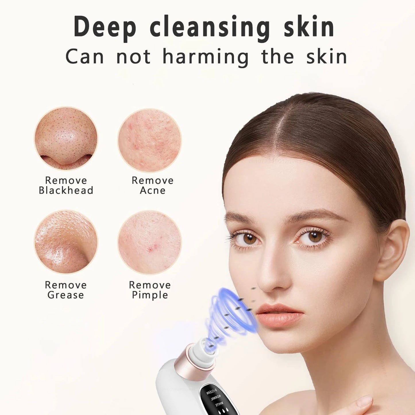 BXA Electric Blackhead Remover Pore Vacuum – Water Cycle Deep Cleansing | USB Rechargeable