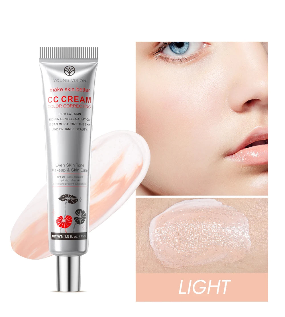 YOUNG VISION Centella Asiatica CC Cream – Brightening, Concealing & Skin Repairing (45ml)