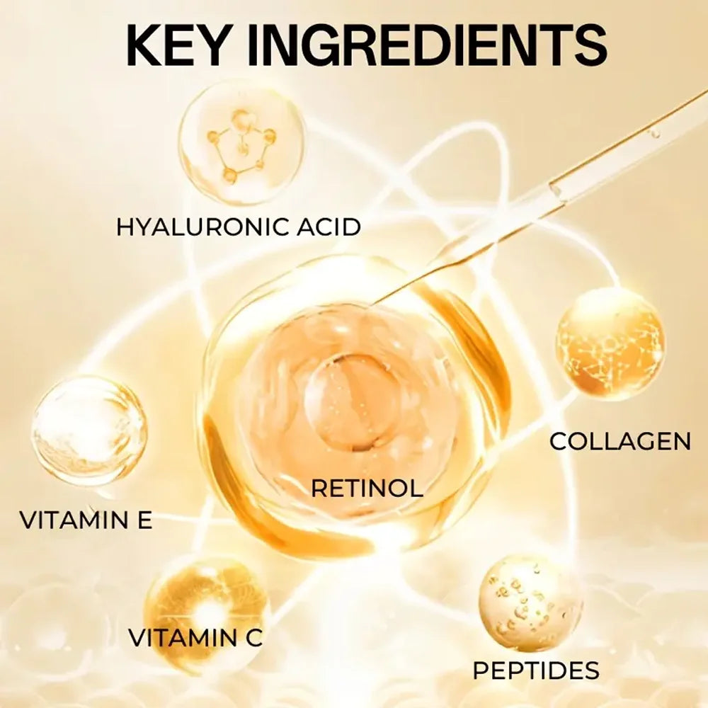 Retinol Collagen Cream - Day & Night Moisturizer, Firming & Lifting, Radiant Skin, All Skin Types