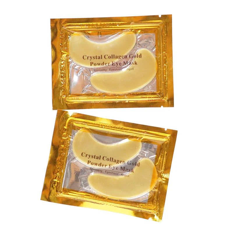 Crystal Gold Collagen Eye Patches – Anti Dark Circles, Puffiness & Moisturizing