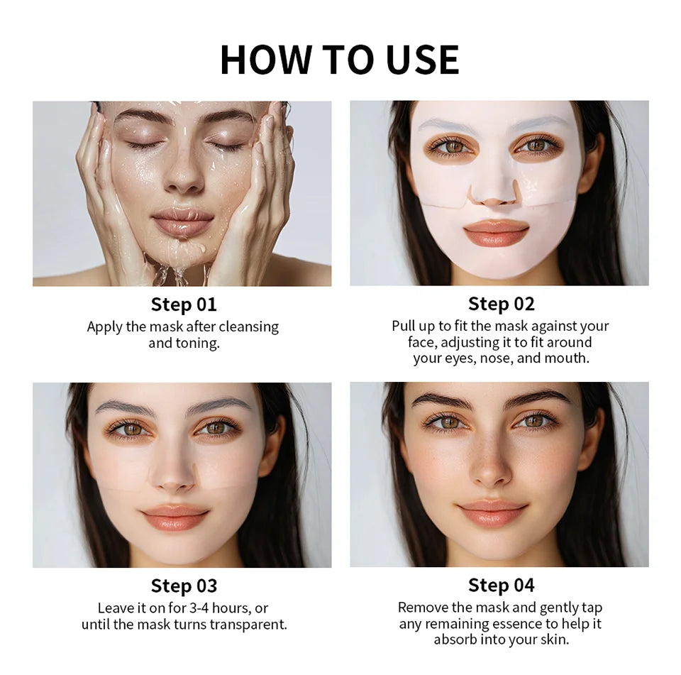 Bio-Collagen Deep Hydrogel Mask – Overnight Hydration, Pore Minimizing & Firming | ibcccndc