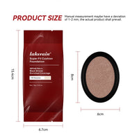 CC Cushion Foundation with Refill – 72-Hour Wear, Waterproof & Buildable Coverage (18g)