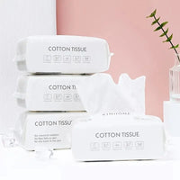 Plant Fiber Cotton Disposable Face Towels – Soft Pearl-Pattern Wipes for Face Washing & Drying (15x20cm)