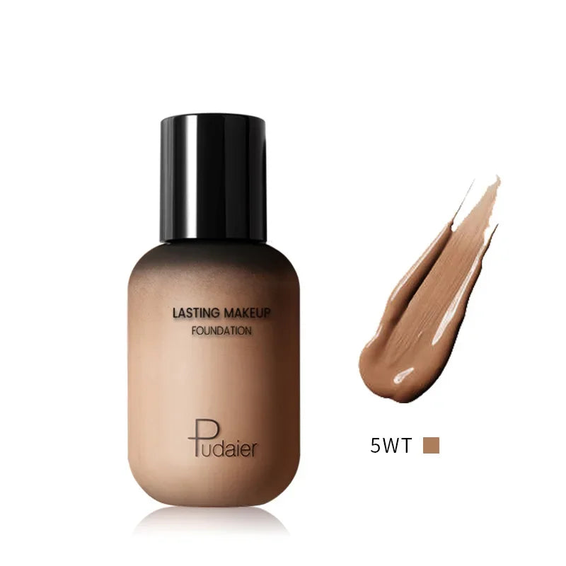 XMSJ 2-in-1 Liquid Foundation & Concealer | Waterproof, Oil Control, Matte Finish | 40ml | 17 Shades