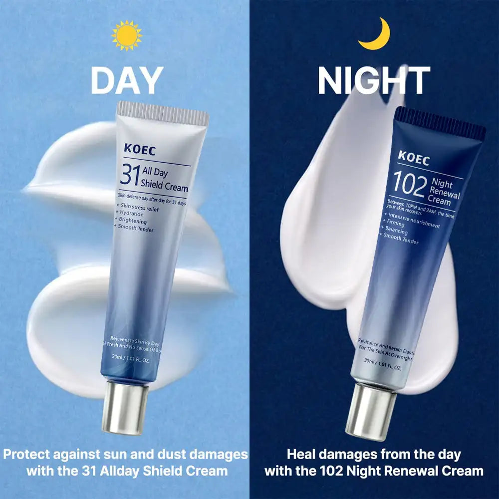 Niacinamide Day & Night Facial Cream Set – 24-Hour Hydrating, Brightening & Firming (30ml x2)