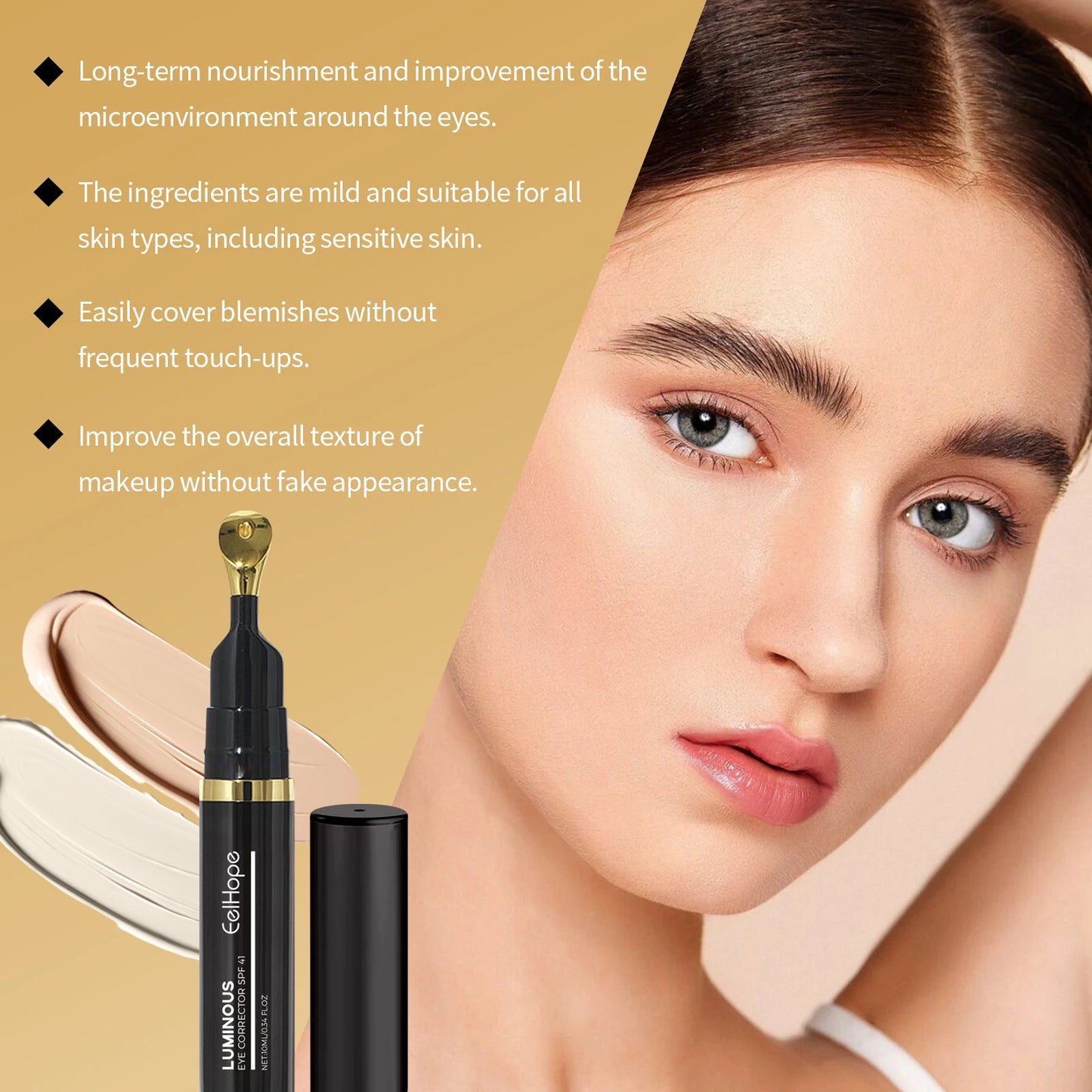 Eelhoe Concealer & Hydrating Liquid Foundation – Dark Circles, Freckles & Blemishes | Buyer's Choice