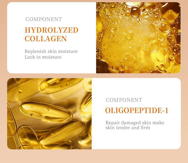 SADOER Vitamin C & Collagen Eye Masks — 60 Pcs Brightening, Anti Dark Circles & Firming Eye Patches