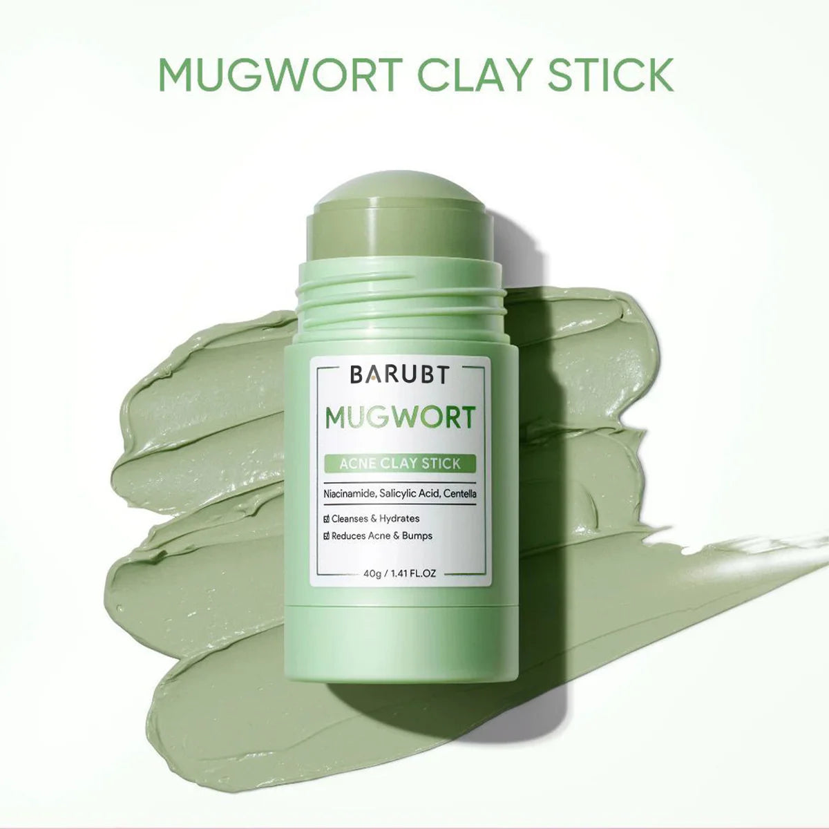 Jaysuing Cleansing Mask Stick – Mugwort, Alaska Volcano & More | Pore Minimizer & Acne Treatment 40g