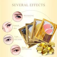 SADOER Gold Collagen Crystal Eye Patches — 20 Pcs (10 Pairs) Firming & Anti-Dark Circle
