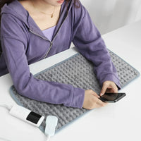 Electric Heating Pad for Back, Abdomen & Waist Pain Relief – EU/UK/US Plug, 9 Heat Levels