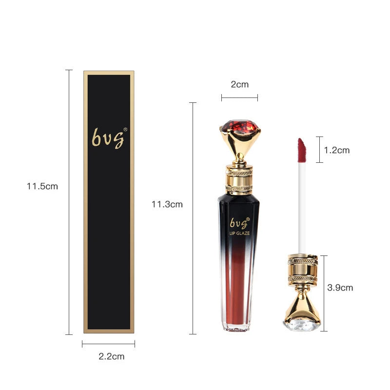 Diamond Velvet Lip Gloss - Waterproof Long-Lasting Shine