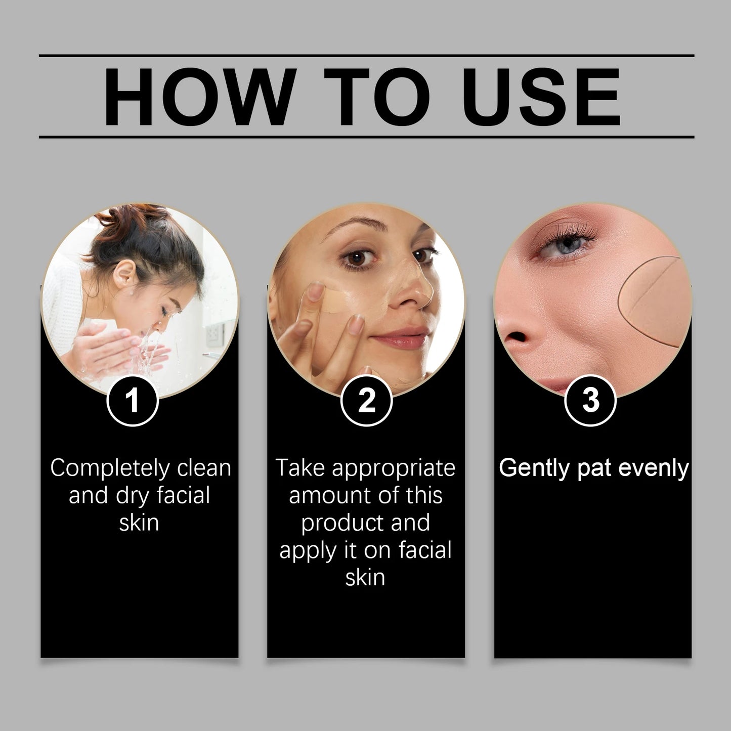 Changing Foundation SPF 15 Full Coverage Waterproof Concealer For Mature Skin