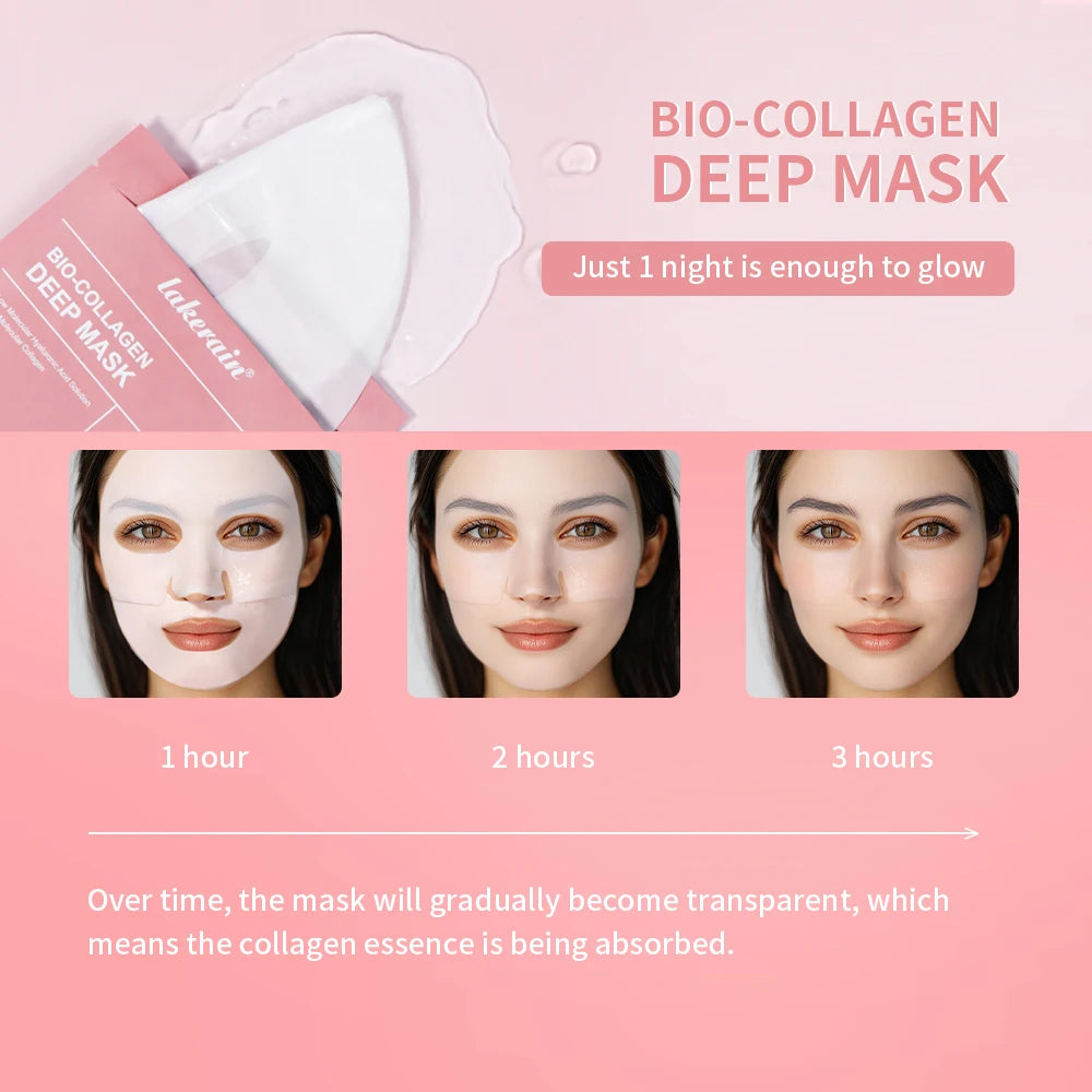 Bio-Collagen Deep Hydrogel Mask – Overnight Hydration, Pore Minimizing & Firming | ibcccndc