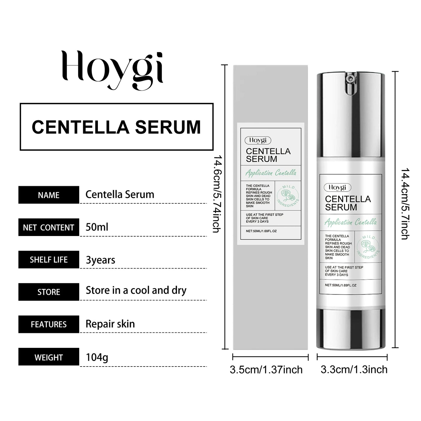 Hoygi Centella Asiatica Clay Mask Stick – Soothing, Pore Minimizing & Hydrating | All Skin Types 27g