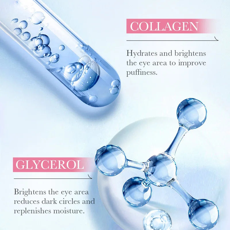 SADOER Sakura Collagen Eye Masks — 60 Pcs Anti Dark Circles & Puffiness Eye Patches