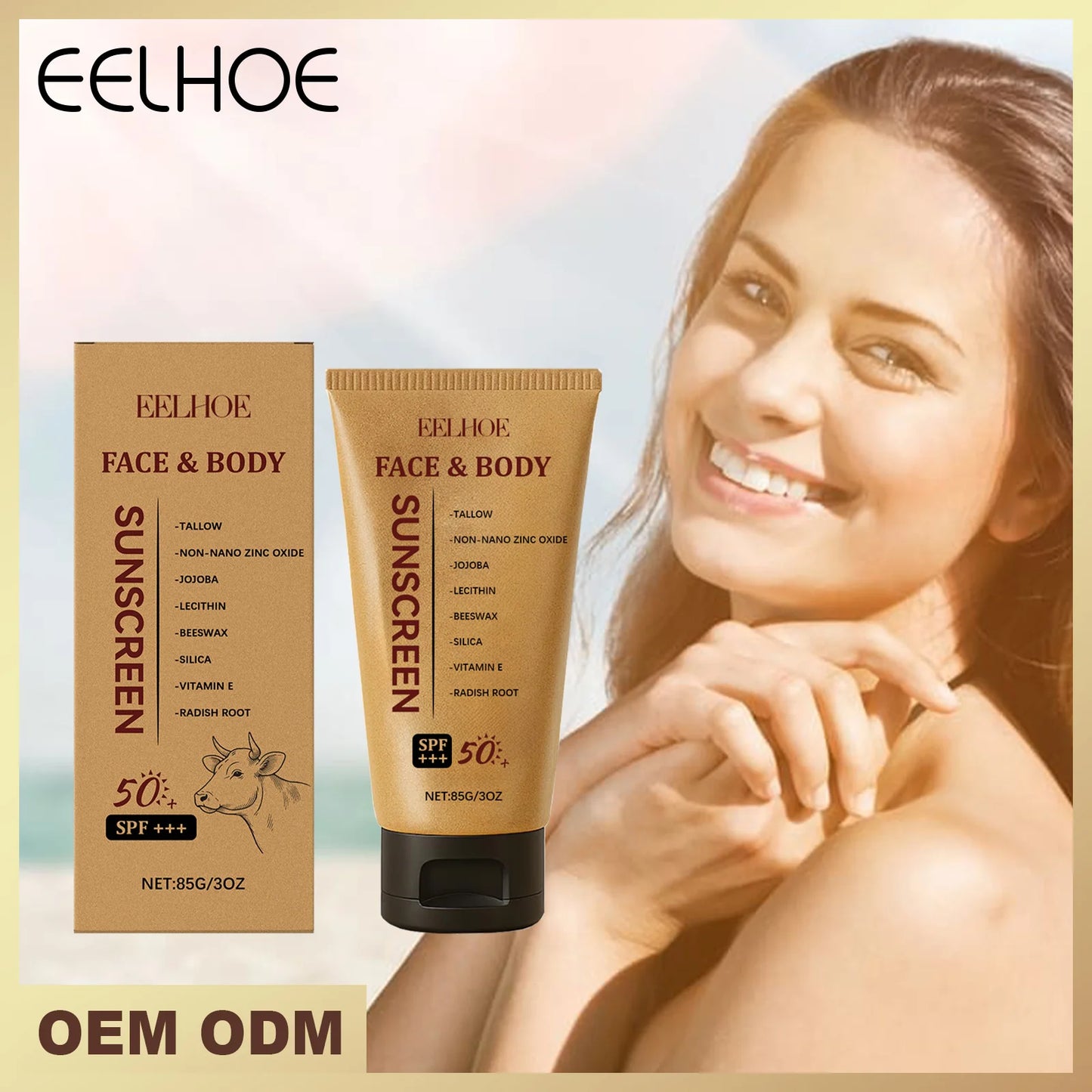 Eelhoe Cow Fat Protective Cream – Outdoor UV Protection, Moisturizing Skin Barrier | Buyer's Choice