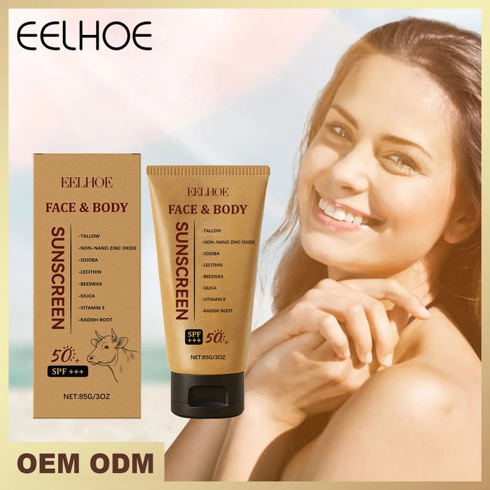 Eelhoe Cow Fat Protective Cream – Outdoor UV Protection, Moisturizing Skin Barrier | Buyer's Choice