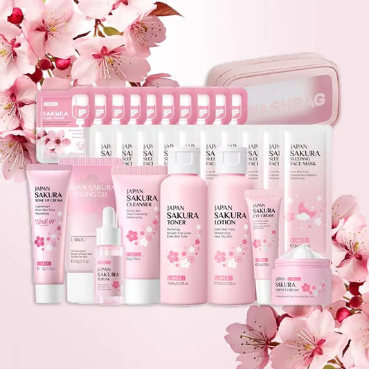 Sakura 29-Piece Deep Cleansing & Moisturizing Skin Care Kit