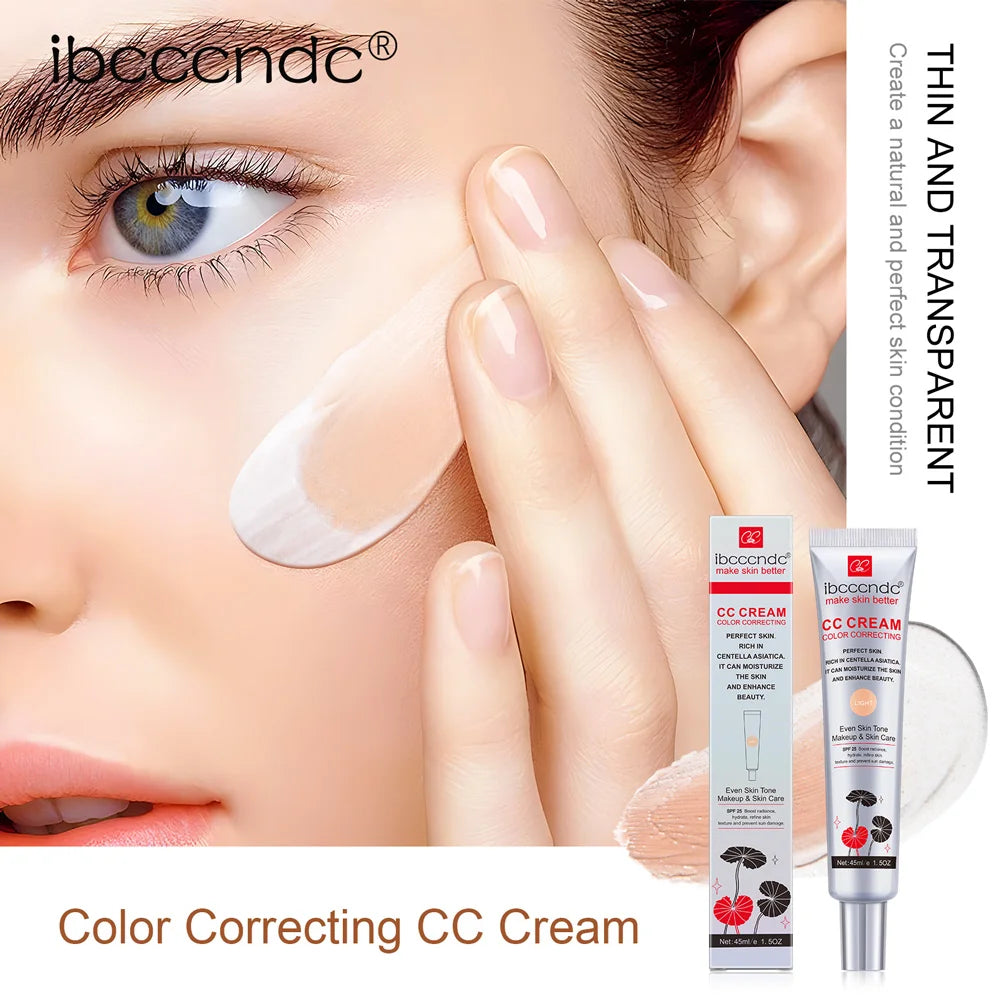Centella Asiatica CC Cream – Color Correcting & Skin Repairing Liquid Foundation (45ml)