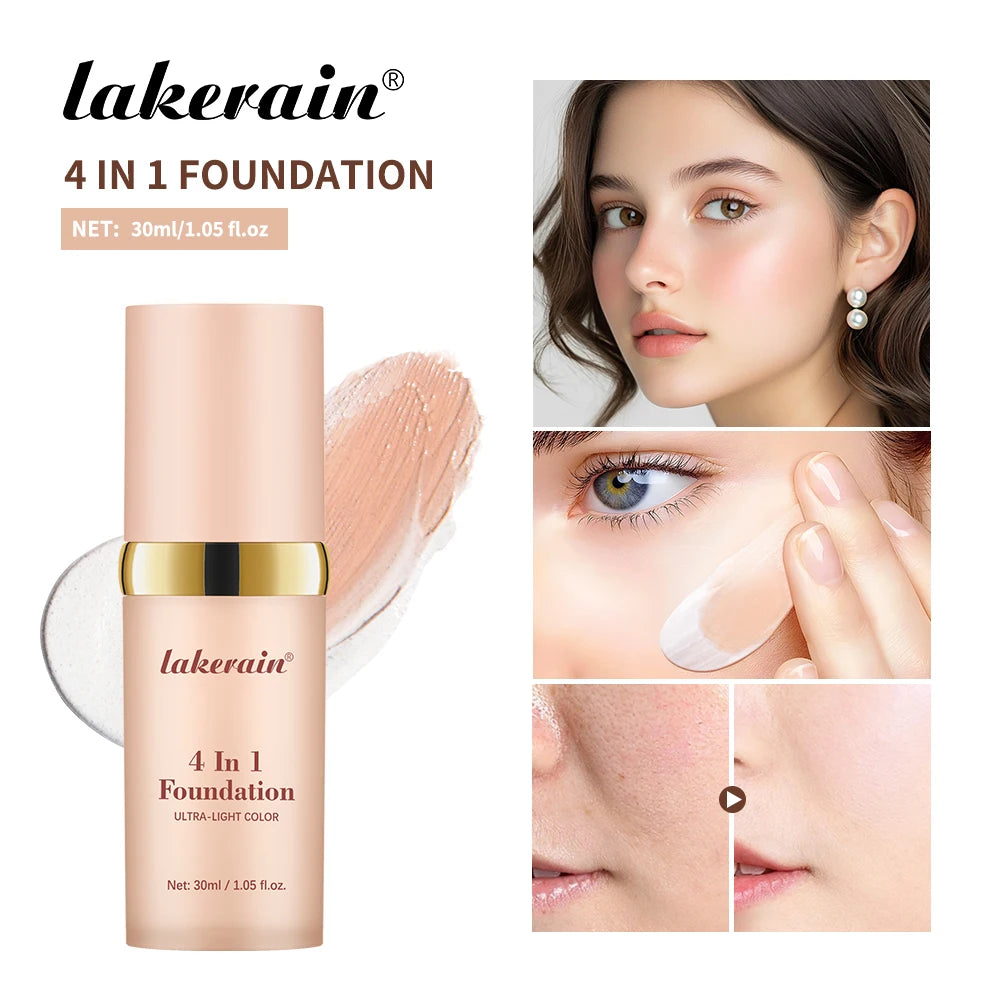 4-in-1 Color Changing Foundation – SPF30, Concealer, Moisturizer & Even Skin Tone | Buyer's Choice