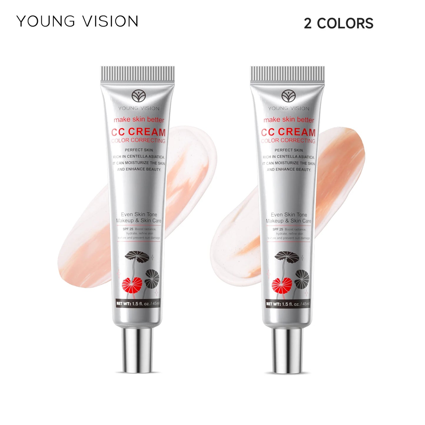 YOUNG VISION Centella Asiatica CC Cream – Brightening, Concealing & Skin Repairing (45ml)