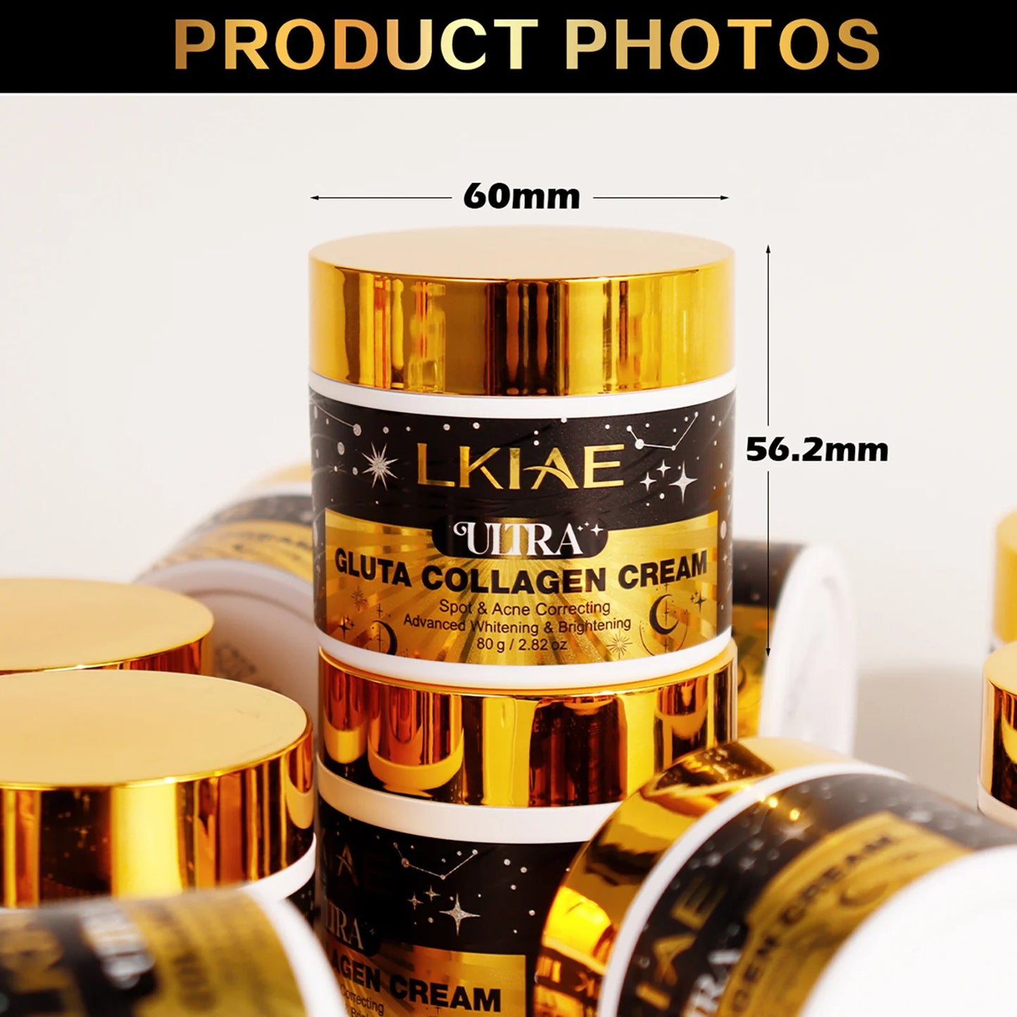 AILKE Ultra Brightening Facial Cream for Dark Skin – Gluta Collagen, 80ml