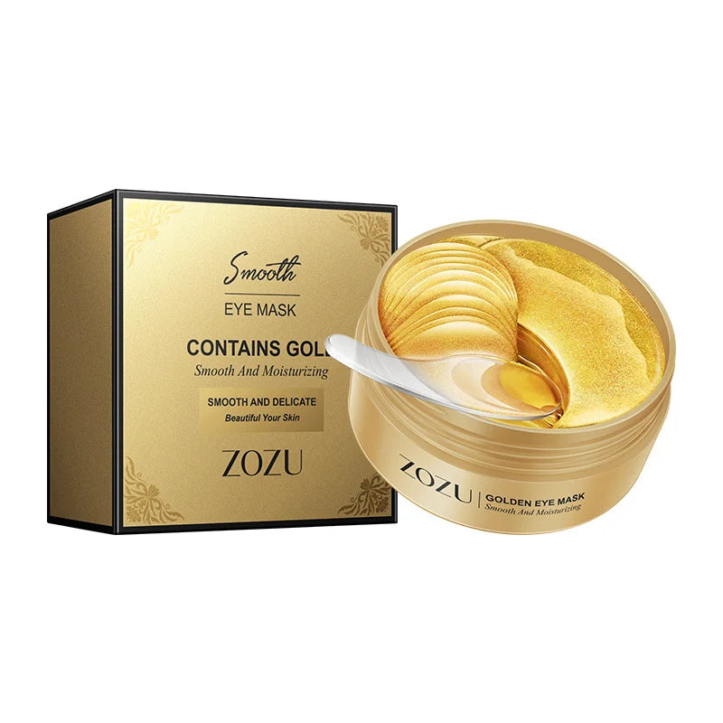 Golden Collagen & Avocado Under-Eye Patches – Anti-Dark Circle & Firming Eye Mask