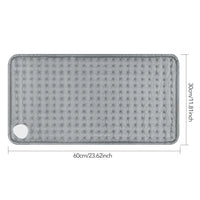 Electric Heating Pad for Period Cramps & Muscle Relief – 60×30cm, 9/10 Heat Levels, Washable | EU/US/UK Plug