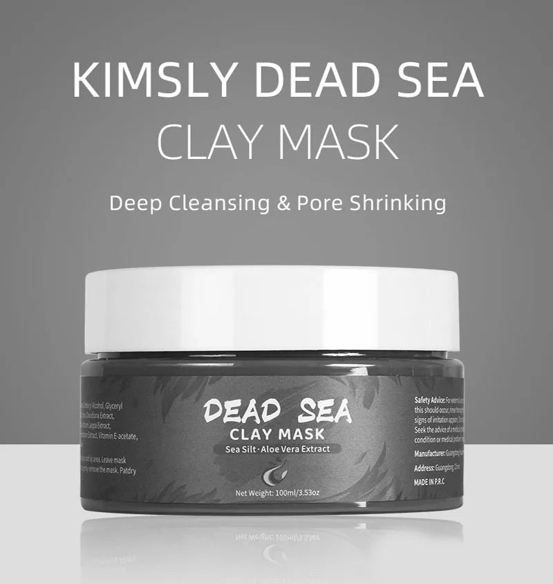 LAIKOU Clay Mud Face Mask – Moisturizing, Blackhead Removal & Brightening Washable Mask for Women (100ml) – Green Tea, Turmeric, Rose, Avocado & Sea Silt