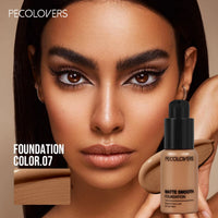 Pecolovers High Coverage Foundation – Waterproof, Sweatproof & Long-Lasting Cream Formula, 12 Shades