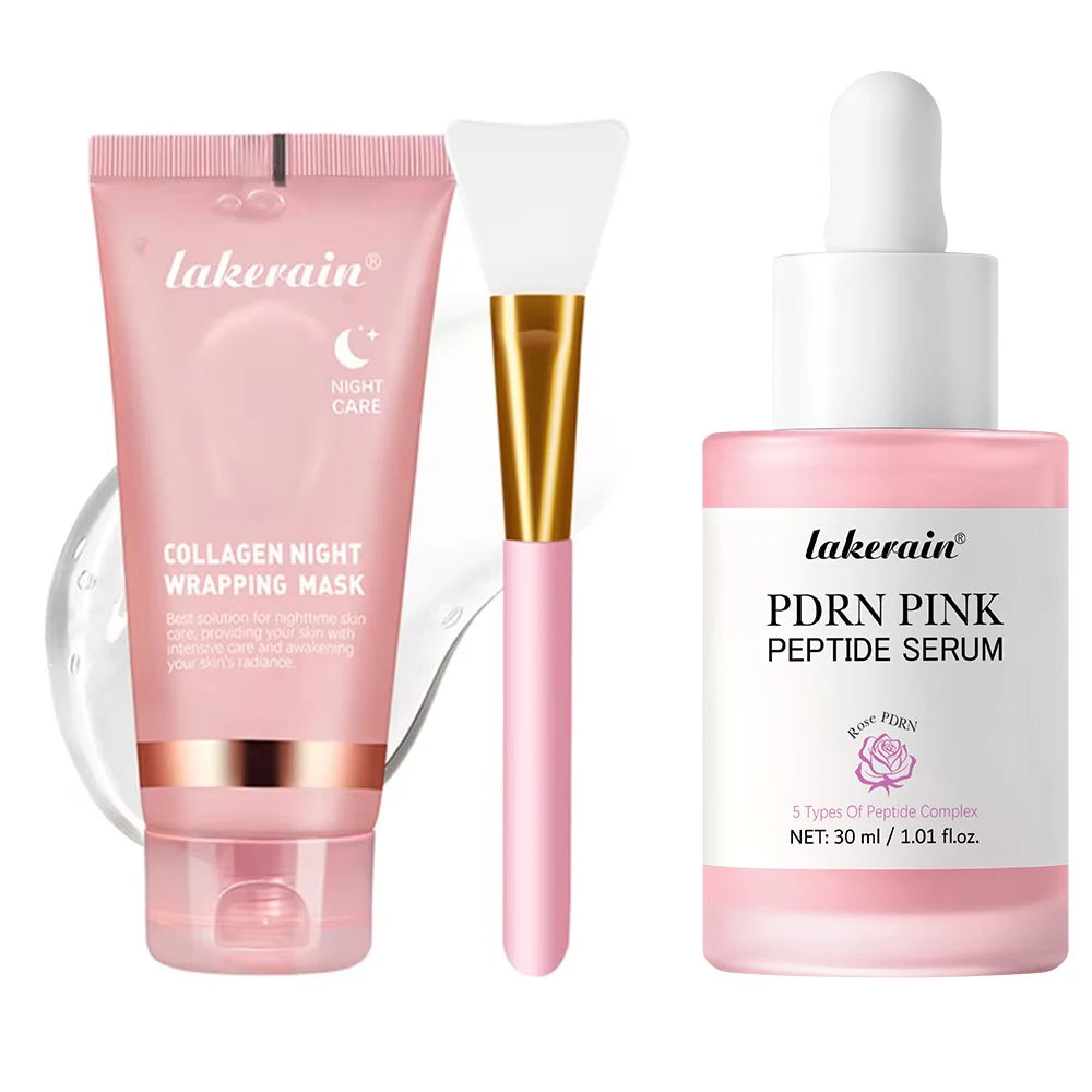 Collagen Night Wrapping Peel-Off Face Mask – Anti-Aging, Firming & Deep Hydration Overnight Skin Treatment for All Skin Types (75ml)