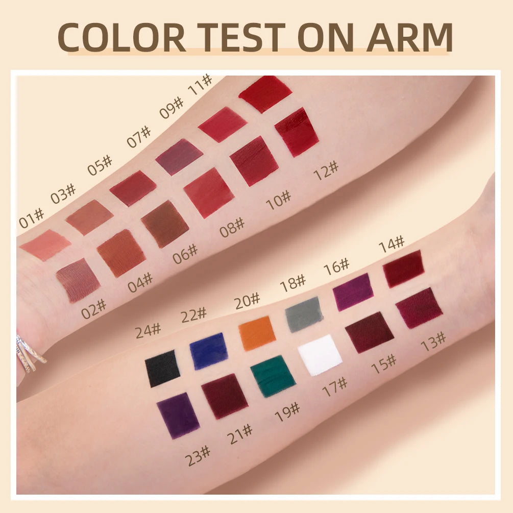 QiBest Velvet Matte Lipstick - Waterproof Long-Lasting Lip Tint