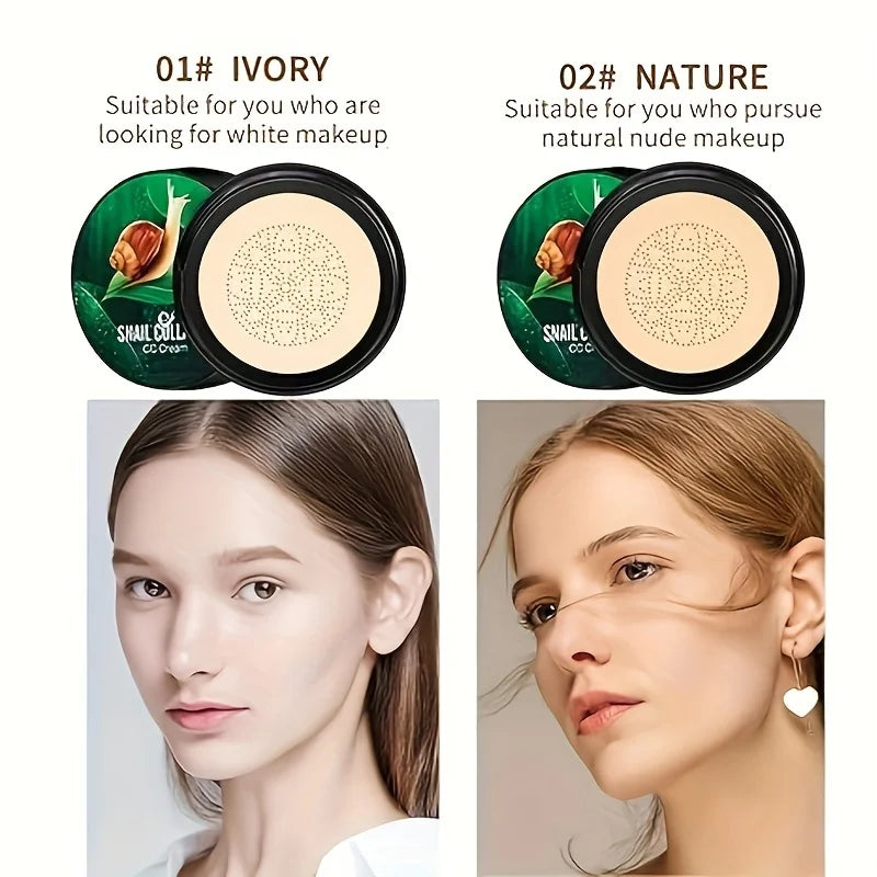 Snail Collagen BB Cream – Brightening, Moisturizing & Waterproof Foundation