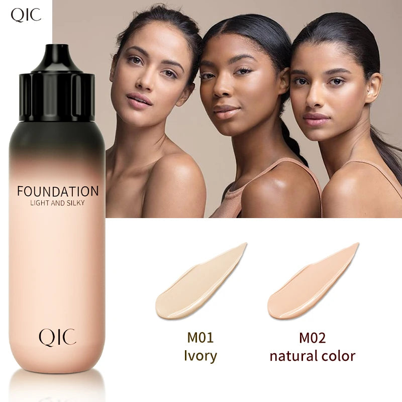 Matte Foundation Cream Concealer Full Coverage Primer Makeup for Dark Circles