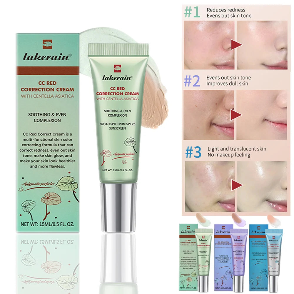 Centella CC Cream – Color Correcting Korean Foundation with Hydrating Coverage (15ml)