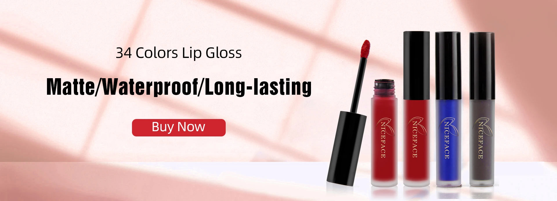 Velvet Matte Nude Lip Gloss - Waterproof Long-Lasting Lipstick