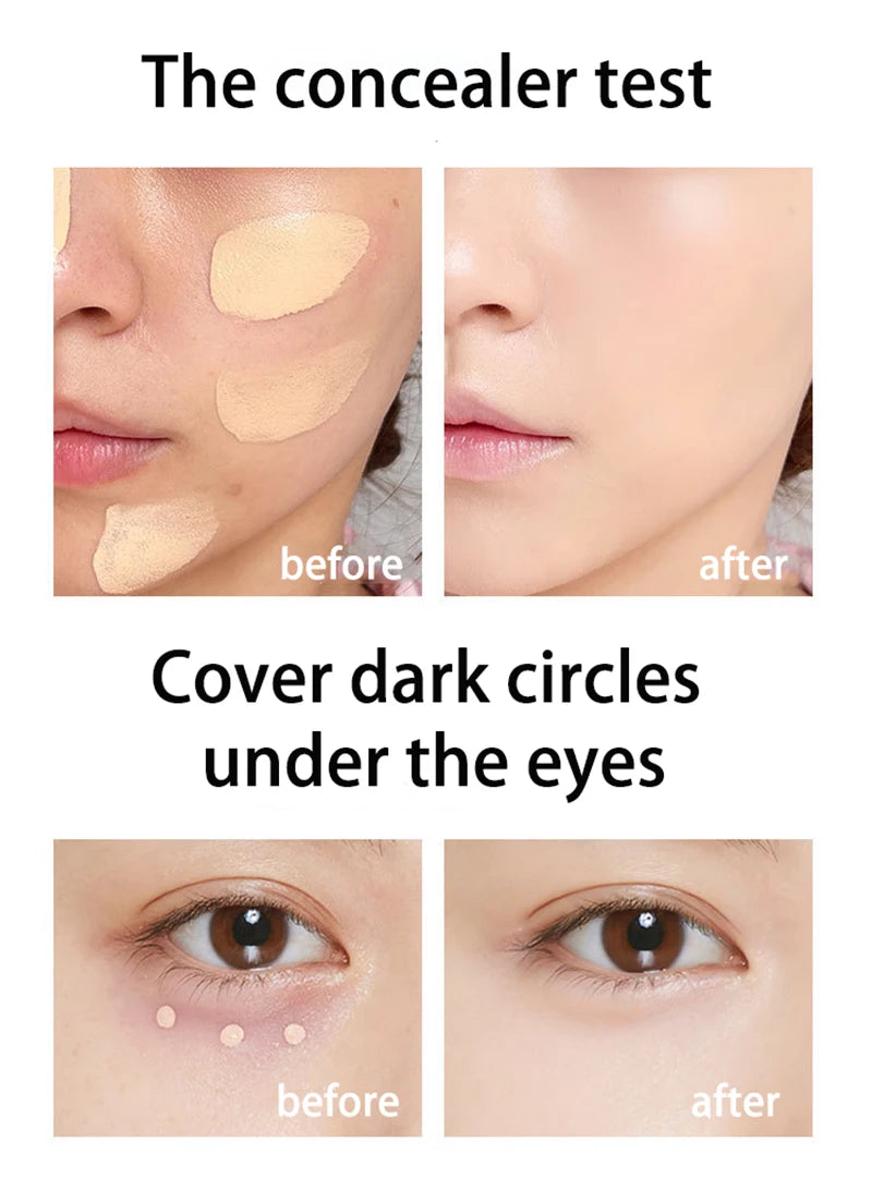 Mousse Cushion Foundation – Korean Matte Finish, Waterproof & High Coverage (15g)