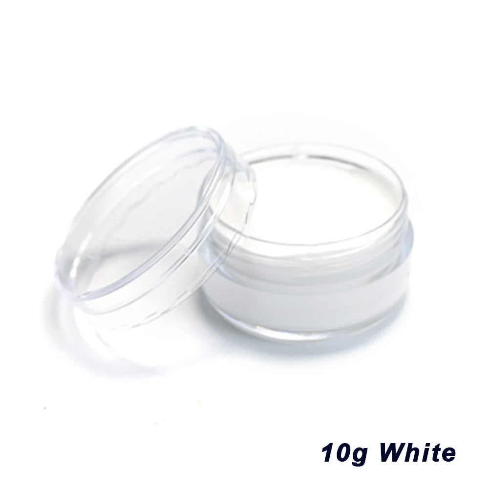 LAIKOU Face & Body Paint – Non-Toxic Halloween, Cosplay & Stage Makeup in White, Black & Red (3g / 10g / 50g)