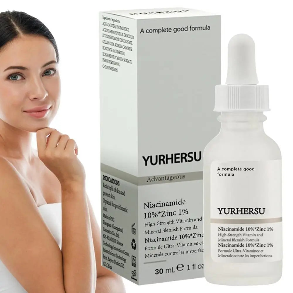 30ml Niacinamide 10% Zinc 1% Moisturizing Brightening Facial Essence Niacinamide Serum Niacinamide Hyaluronic Acid Face Serum