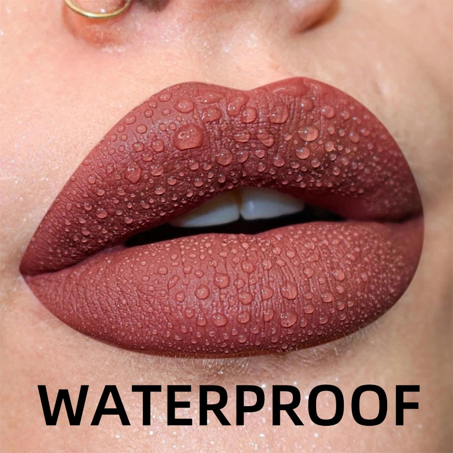 Velvet Matte Lip Gloss - Waterproof Long-Lasting Lip Tint