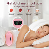 Menstrual Heating Pad & Abdominal Massager Belt – Wireless Cramp Relief with 4 Heat Levels